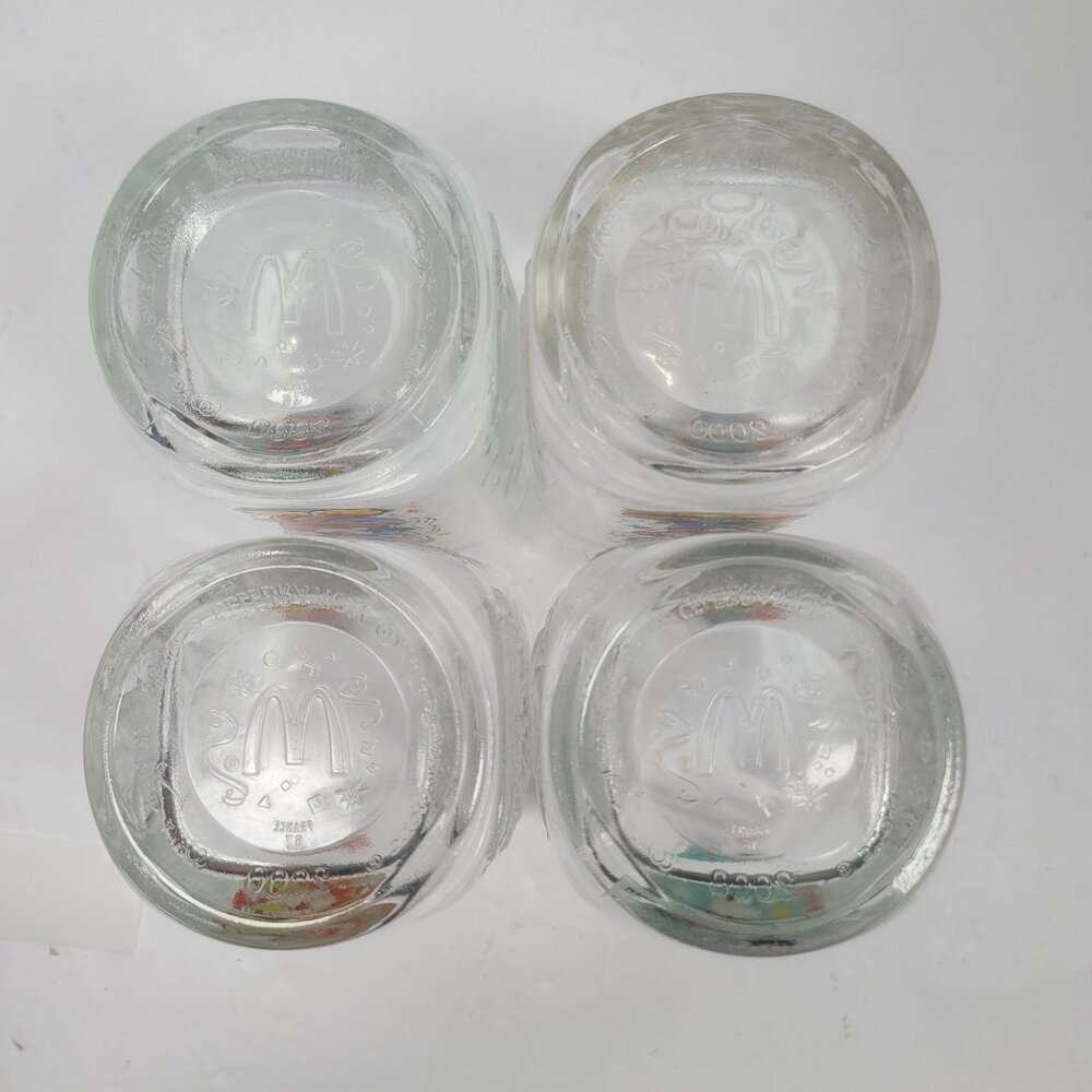 McDonalds Year 2000 Walt Disney World Celebration Collectible Glass Set Of 4 - Picture 6 of 8